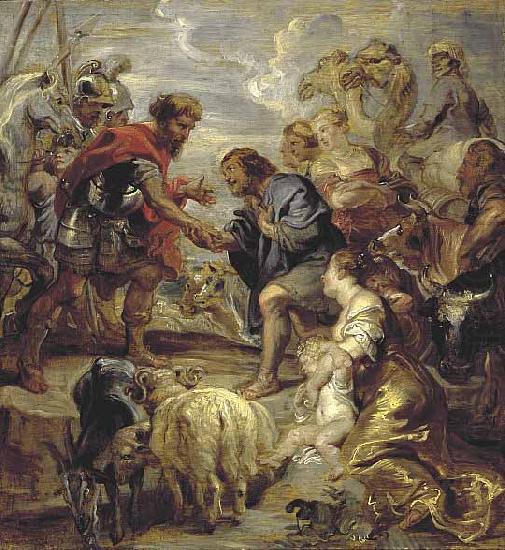 Peter Paul Rubens The Reconciliation of Jacob and Esau china oil painting image